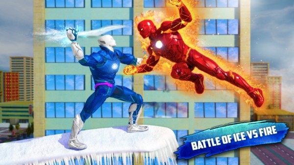 u96eau5730u673au5668u4ebau82f1u96c4(Flying Ice Hero Robot)